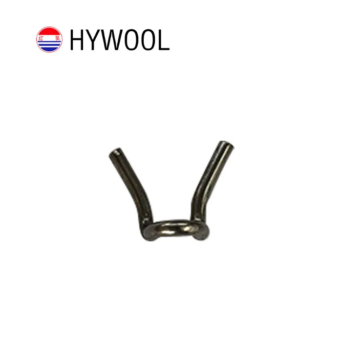 Alambre de acero inoxidable de metal formando resorte de flexión